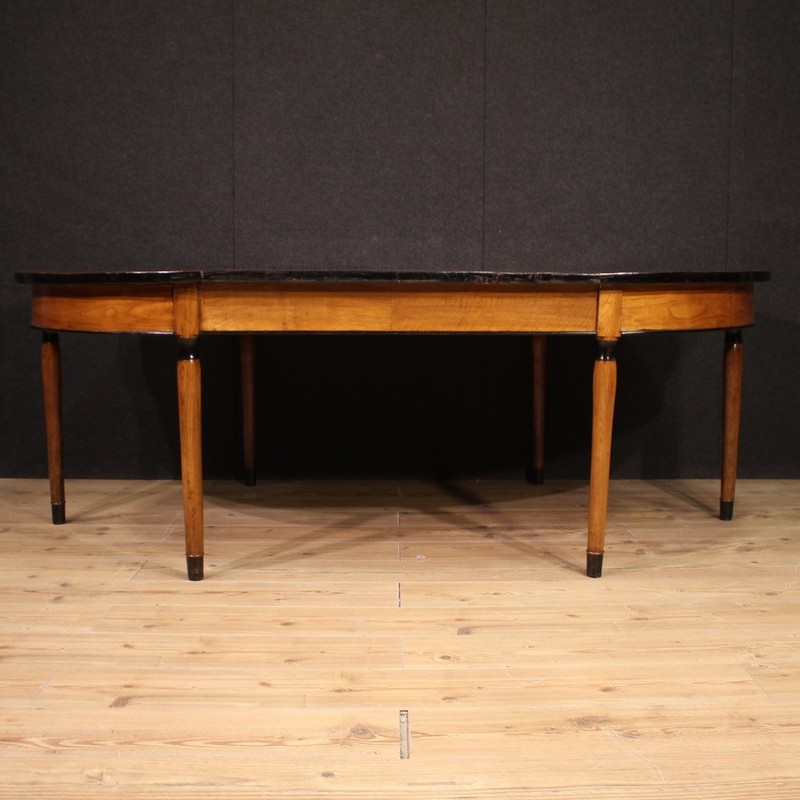 Extendable table antique style furniture console wood vintage 20th century gallery