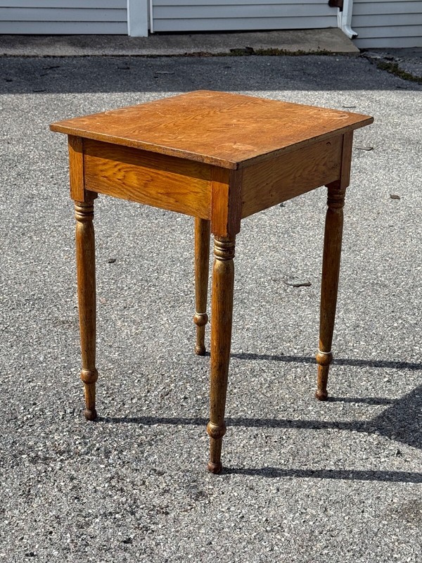antique Lancaster pa paint decorated night stand table grain folk art primitive gallery