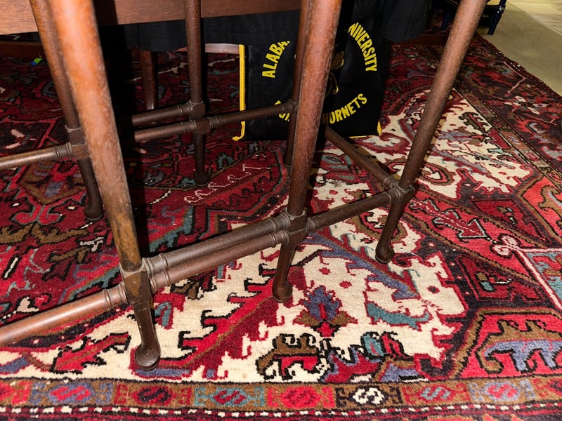 Henredon Folio Four Vintage Gate Leg Table Pembroke Drop Leaf Display Made USA gallery