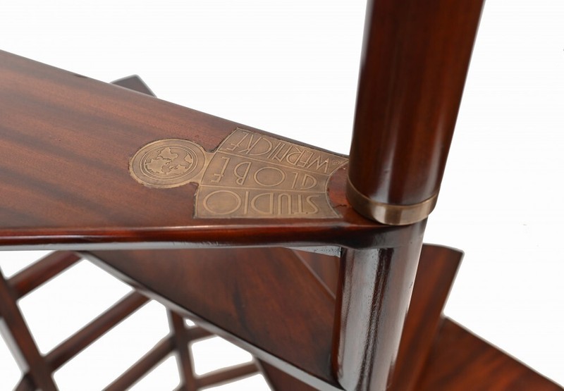 Regency Library Ladder English Mahogany Book Study Furniture gallery