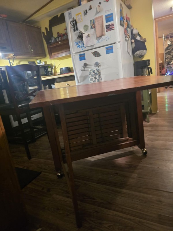 vintage romanian drop leaf table with folding chairs inside very rare gallery