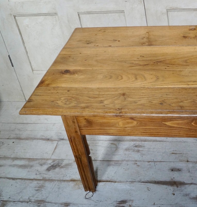 Antique French Chestnut Occasional Table gallery