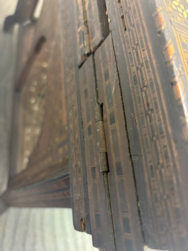 19th C SYRIAN INLAID GAMING TABLE gallery