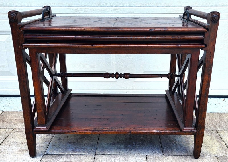 Theodore Alexander Bromwich Nesting Side Table with Serving Tray gallery
