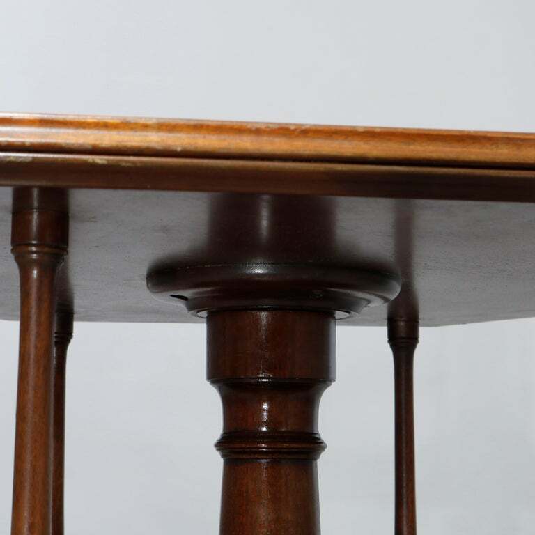 Kittinger Colonial Williamsburg Queen Anne Mahogany Revolving Server, 20th C gallery