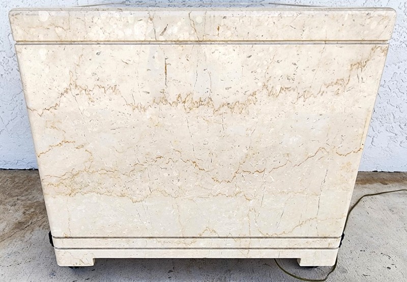 Side Center Table Marble Vintage Lighted Custom Made gallery