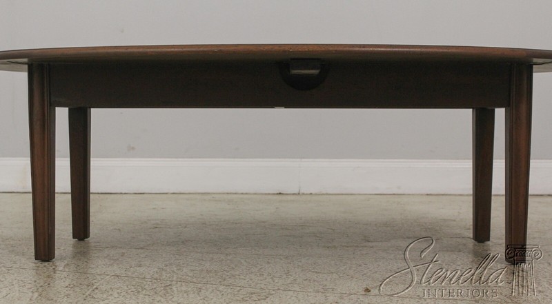 59475EC: KITTINGER T-342 Chippendale Mahogany Drop Leaf Coffee Table gallery