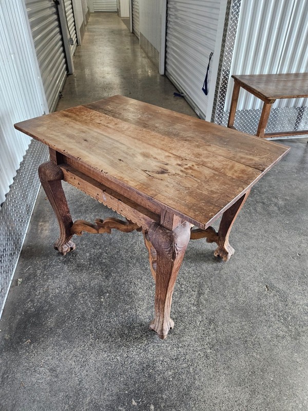 Antique 19TH C Spanish Colonial Claw Foot Table gallery