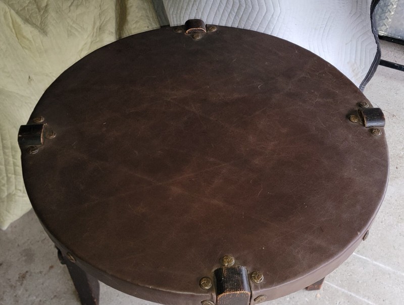 Antique Mission Oak Lamp Table Miller Cabinet Co Rochester NY gallery