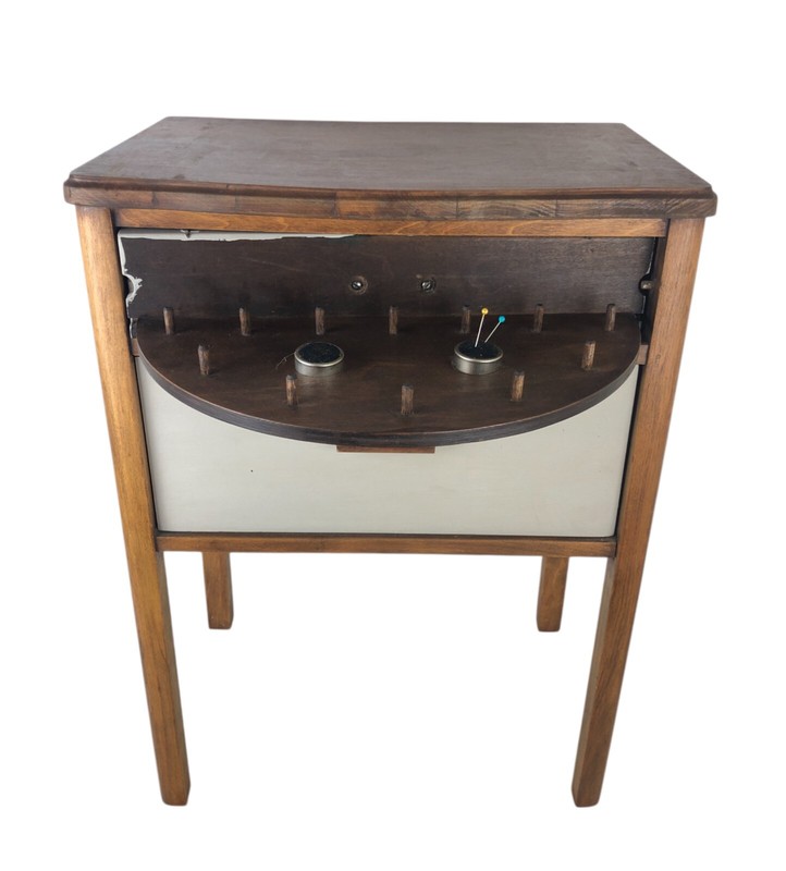 Small Sewing Cabinet One Drawer & Revolving Thread Tray gallery