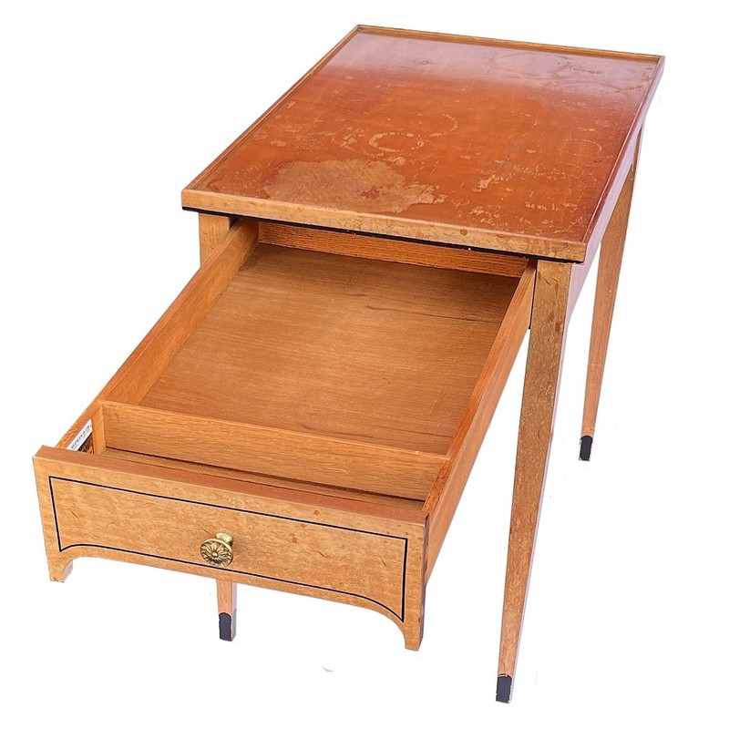 Vintage Beacon Hill Collection Mahogany Side Table w/ Drawer B. Altman & Co. NY gallery