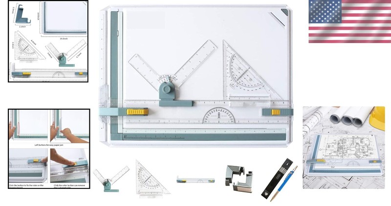 A3 Drawing Board Table | Professional Drafting | Parallel Motion | Adjustable... gallery