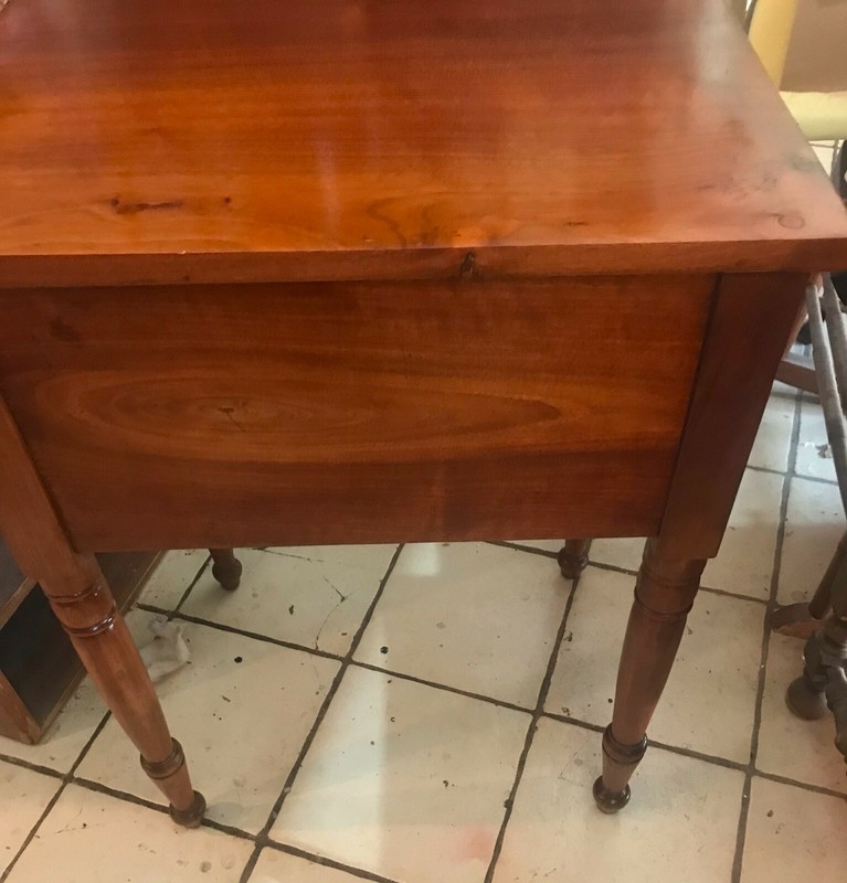 Solid Cherry 2 Drawer Work Table / Nightstand (NS47) gallery