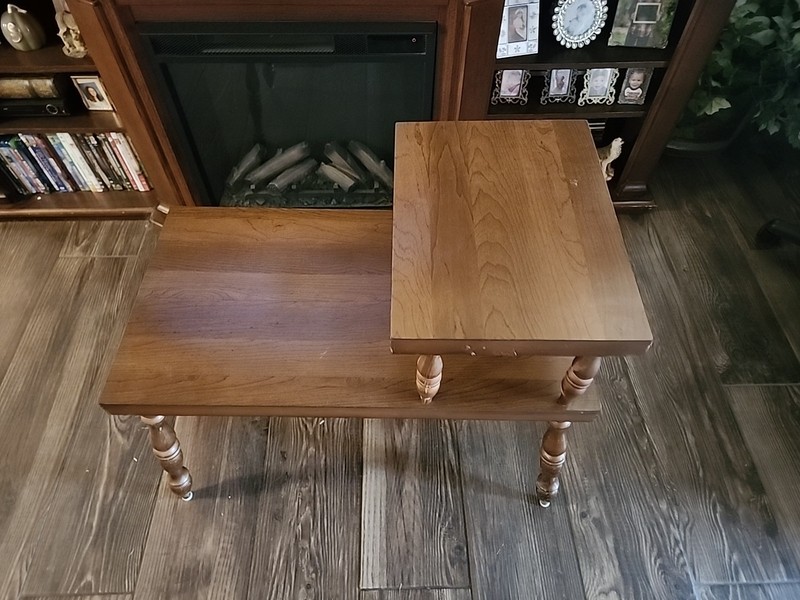 Plasco vintage End Table Dallas Texas