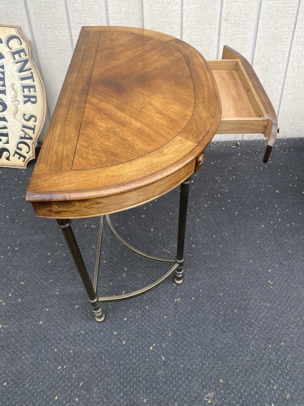 66431 Modern 1/2 Round Console Table Stand gallery