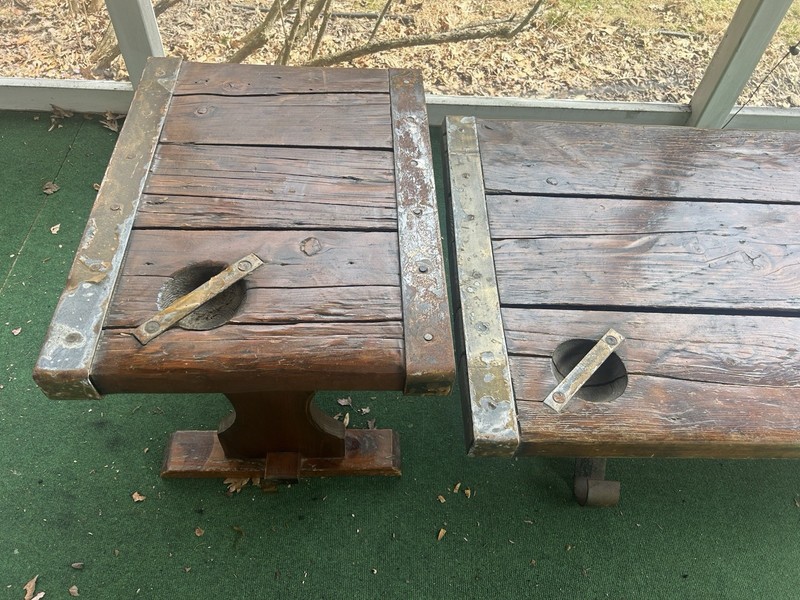 Antique WWII Liberty Ship Hatch Tables gallery