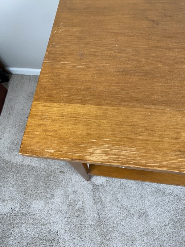 Mid Century Paul McCobb Winchendon Planner Group Side Table Pull Out Shelf 1950s gallery