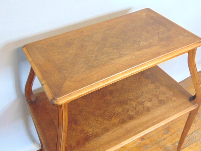 Vintage Antique Two Level Dinning Area Side Table gallery