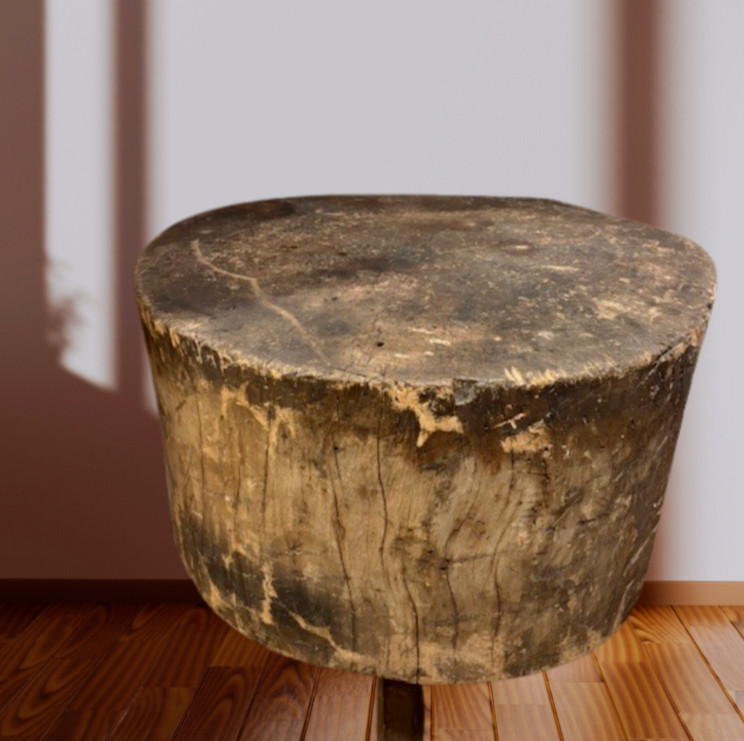 Antique Butcher Block Table