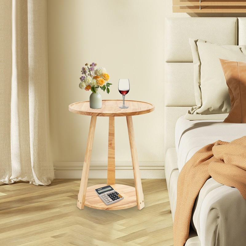 Small Round Side Table, Side Table for Small Spaces, Modern Couch End Table gallery