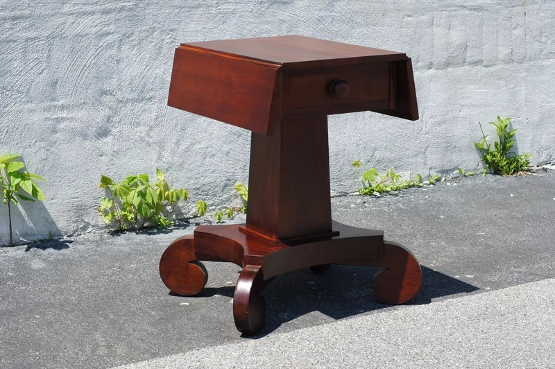 Cherry Wood Empire Dropleaf Table gallery