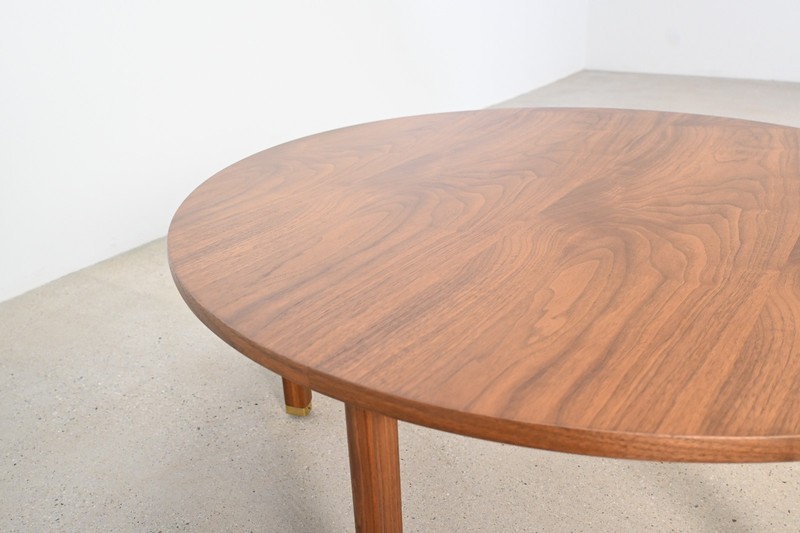 Mid-Century Modern Walnut Coffee Table by Edward Wormley for Dunbar gallery
