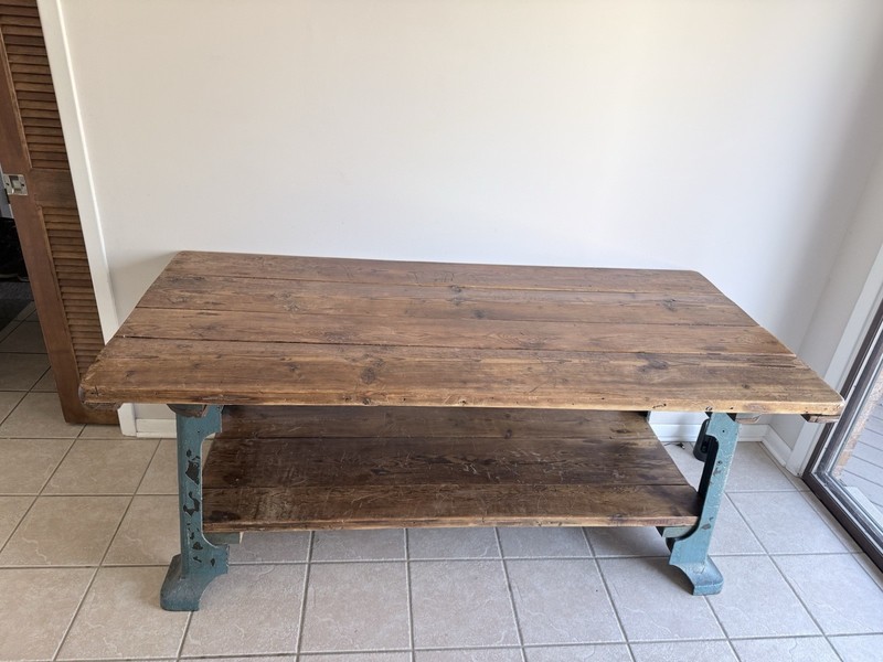 Original JD Wallace And Co. Workbench/ Table gallery