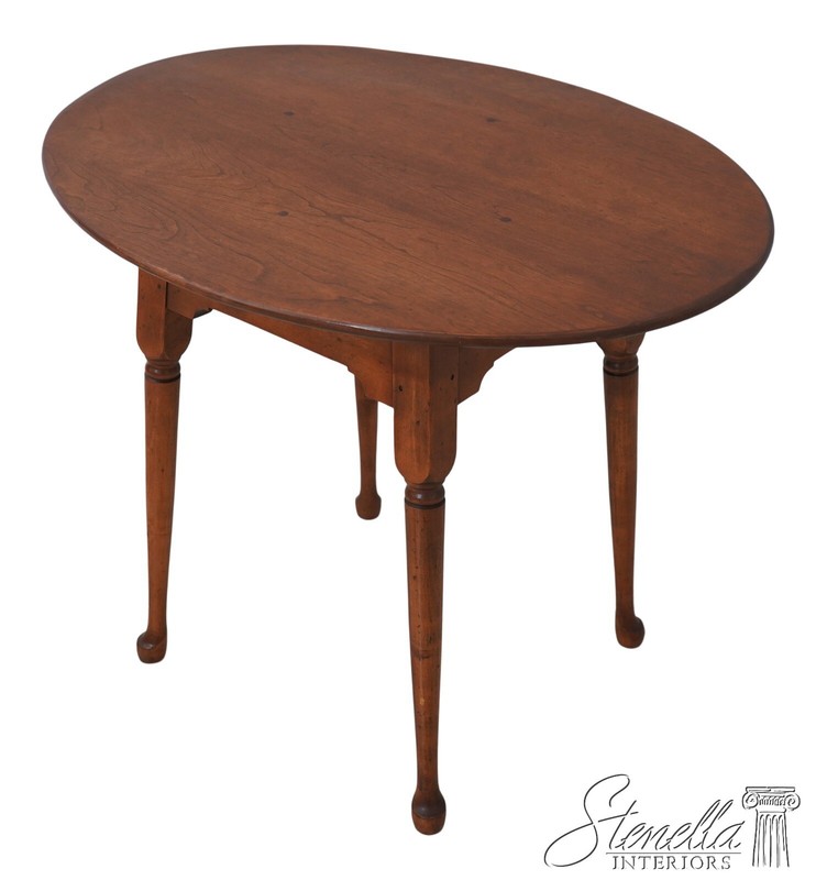 L64303EC: MOLLY PITCHER Connecticut House Maple w. Cherry Finish Lamp Table