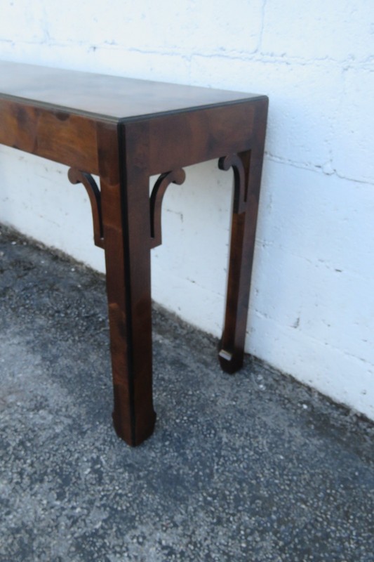 Hekman Hollywood Regency Inlay Long Narrow Library Console Table 6189 gallery