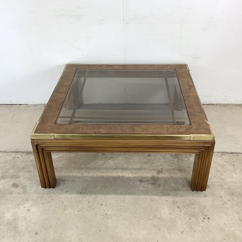 Vintage Square Regency Coffee Table gallery
