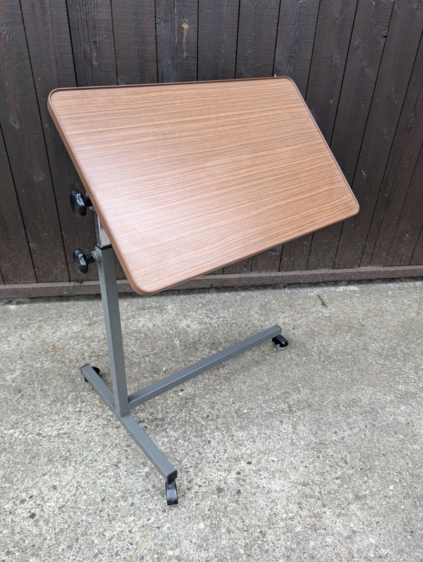 Variett Serving Cart Tea Cart Table Side Table Bar Chrome 70s Walnut gallery