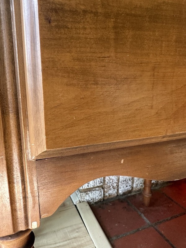 Beautiful Rare Vintage End Table with Two Drawers by Sumter Cabinet Co. Wood gallery