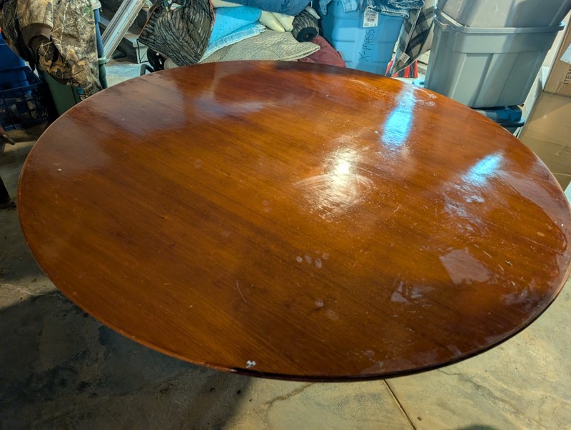 KNOLL Eero Saarinen vintage Tulip Table mid century 60x28 LOCAL PICK UP ONLY gallery