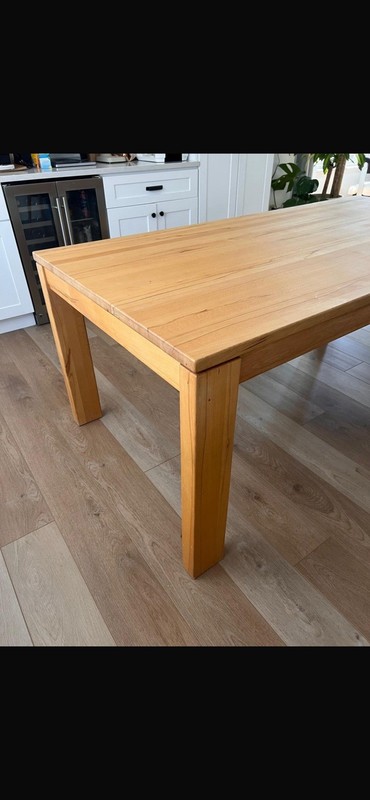 Wood Table Imported From Germany, Europe With Extension gallery