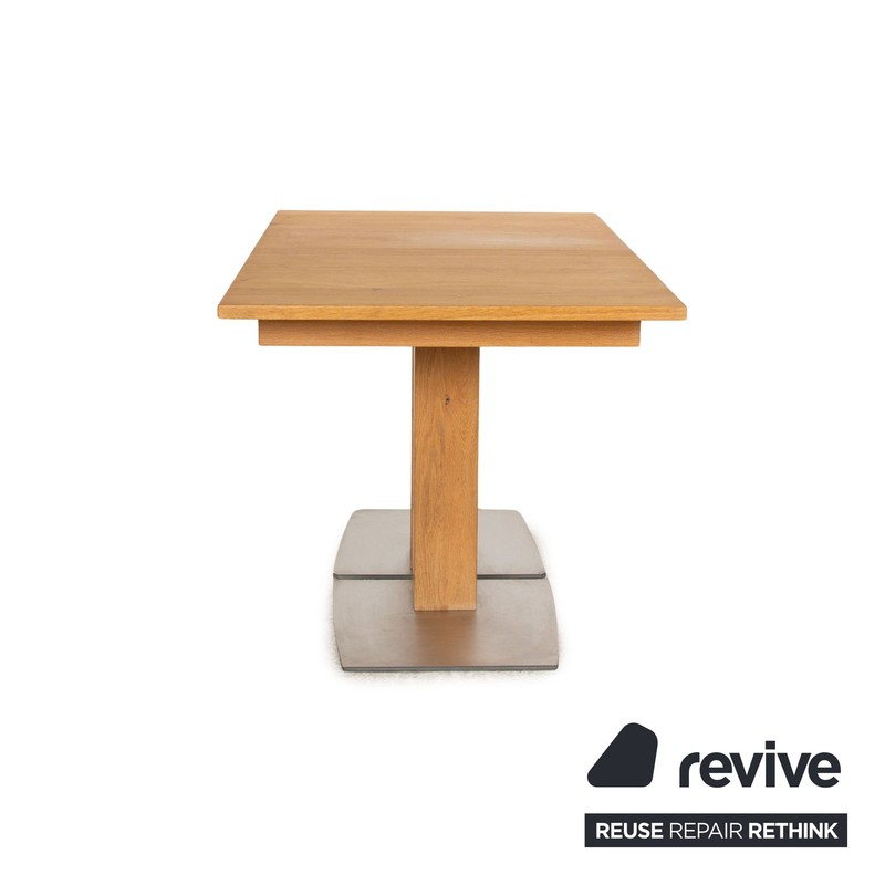 Venjakob Wood Dining Table Brown Manual Function Extendable Oak 120-165cm gallery