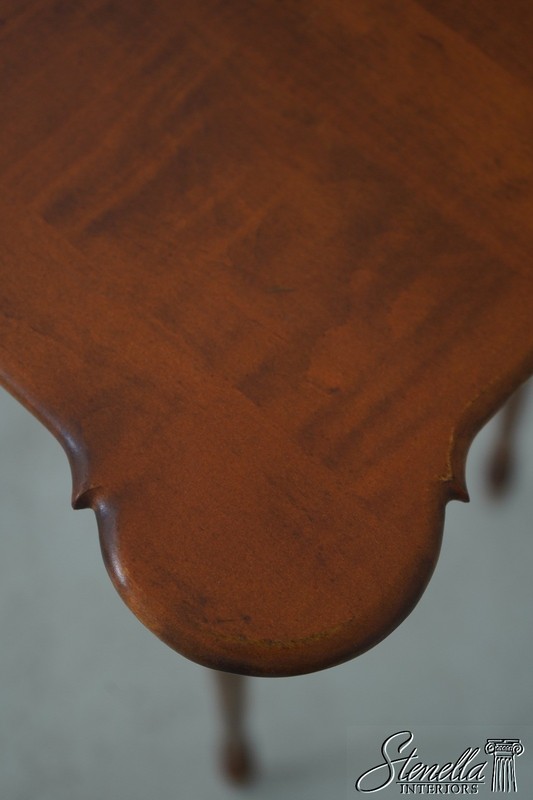 L72957: RIVER BEND Tiger Maple Country Side Table gallery