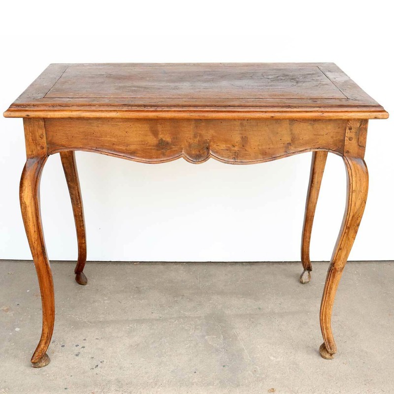 Antique French Louis XV Walnut Rectangular Center/ Side End Table c. 1770 gallery