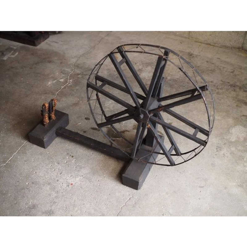 Antique Japanese Mechanical Thread Winder Meiji Era Koro-ten Used K23882