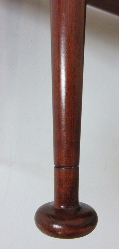 Custom Space Age Coffee Serving Table Mahogany Inlaid Mid Century Danish Sputnik gallery