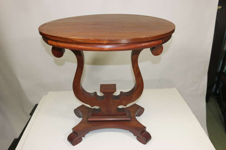 19th Century Victorian Table Displaying a Bronze Sculpture Japanese Fisherman gallery