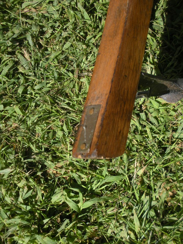 Vintage Antique Marble Top Industrial Metal Oak Wood Plant Stand Adjustable 15" gallery
