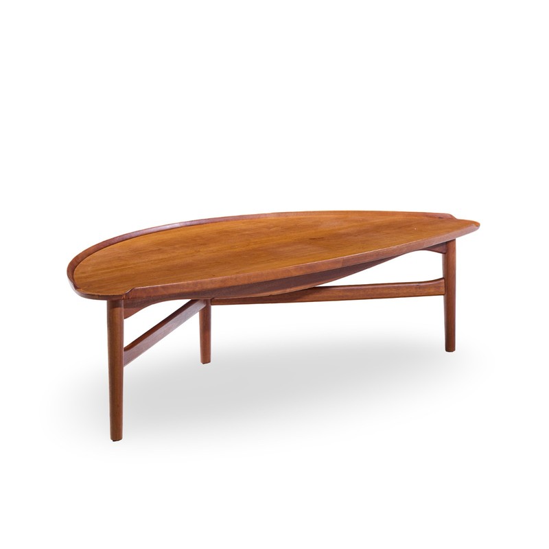 Finn Juhl for Baker Model 521 Mid Century Danish Teak Coffee Table