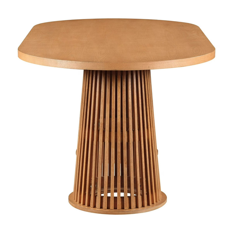 Beautiful by Drew Oval Dining Table Warm Honey Modern Farmhouse gallery