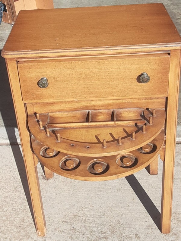 Antique Seamstress table w/storage