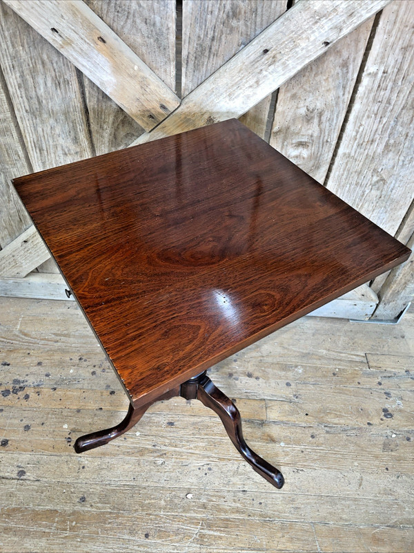 Vintage Mahogany Tea Table Colonial Style With Drawer Lamp Table gallery