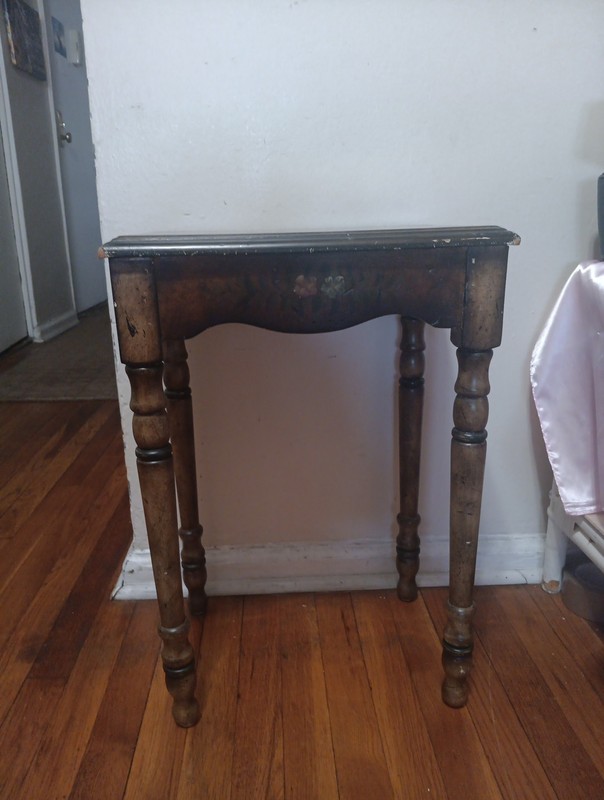 Small Vintage End Table 22"× 11"1/2 ×15 gallery