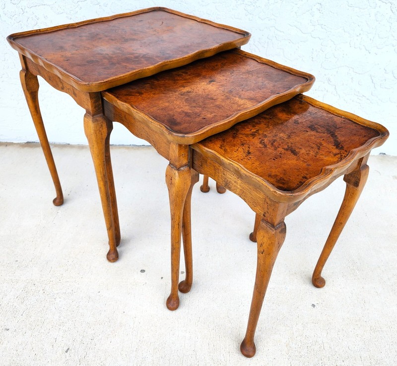 English Nesting Tables by Bevan Funnell Reprodux gallery