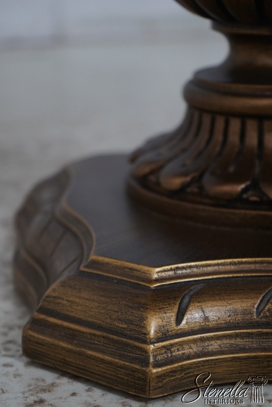 67239: Pair Italian Style Oval Marble Top Occasional Tables gallery