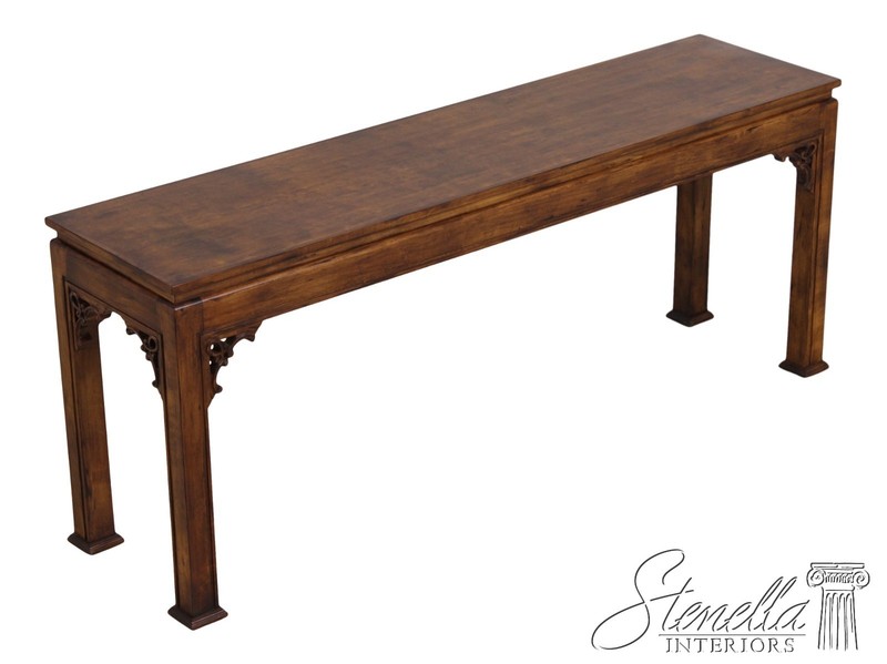 72787: Walnut Finish Long Alter Sofa Table Console