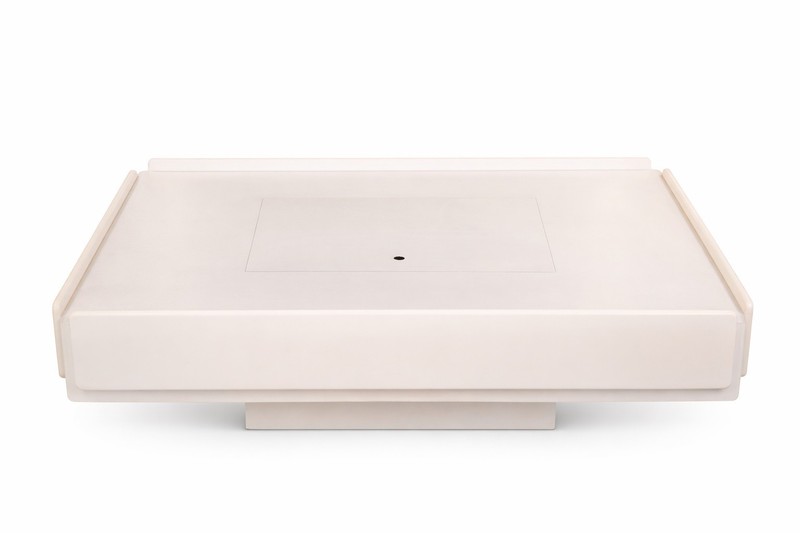 Table basse blanche Caori Vico Magistretti Gavina 1960